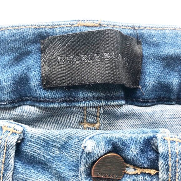 BUCKLE BLACK Fit No. 35 Skinny Stretch Ripped Distressed Jeans Womens 28 - Picture 5 of 11